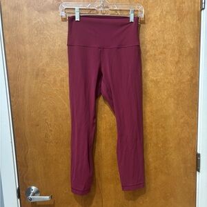 Lululemon Align Deep Luxe Crop 23” Size 6